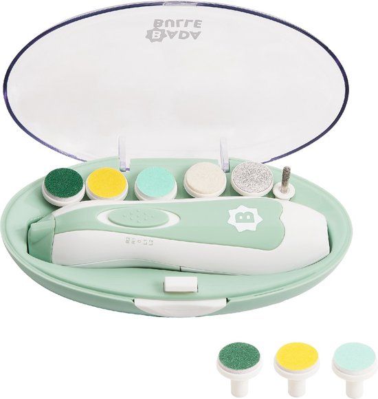 Badabulle Elektrische Baby Nagelvijl B032005 mint groen
