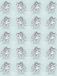 Décopatch Papier nr. 761 verpakking met 20 vellen (395 x 298 mm, ideaal voor uw papiermachés) lichtblauw, engel