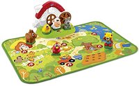 Chicco - Playset boerderij dieren 2-in-1, interactief tapijt, tweetalig, meerkleurig, 000107690000