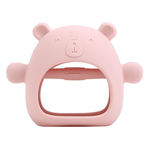 Katolang Baby Molar Stick Toddler Boys Girls BPA Gratis kauwtol speelgoed gemakkelijk vast te houden Roze