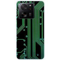 1001 coques Xiaomi 13T Bedrukt siliconen hoesje Texture circuit geek