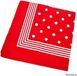 Merkloos / Sans marque Trendoz Boeren zakdoek - 12x - rood - met stippen - 55 x 55 cm - cowboys - farmers - stof