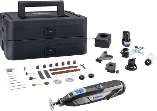 Dremel 8240 5/65 Platinum Editie - Multitool - Incl. 2x 12V 2.0Ah accu - 65 accessoires