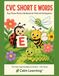 CVC Short E Words: Bug Theme Phonics Workbook for PreK and Kindergarten