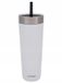 Contigo Luxe Tumbler 720ml Thermosbeker met Rietje - Zout Wit