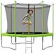 Fitness-Star Trampoline d'extérieur pour enfants, 254 cm (8 ft), avec filet de sécurité et échelle
