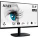 MSI PRO MP245VDE (60 cm (23,8 inch), zwart, FullHD, VA, Adaptive Sync, HDMI, VGA, 100Hz paneel)