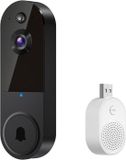 Merkloos / Sans marque Zouma B.V. T52 Zwart Draadloze Beveiligingsdeurbelcamera
