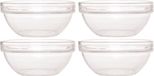Luminarc Bol - 4x - verre - 17 cm - transparent - rond