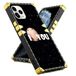 Vierkante Edge Vierkante Edge Phone Case iPhone 11 Pro Max I Love You Gold Corner Bumper Protection Case voor iPhone 11 Pro Max