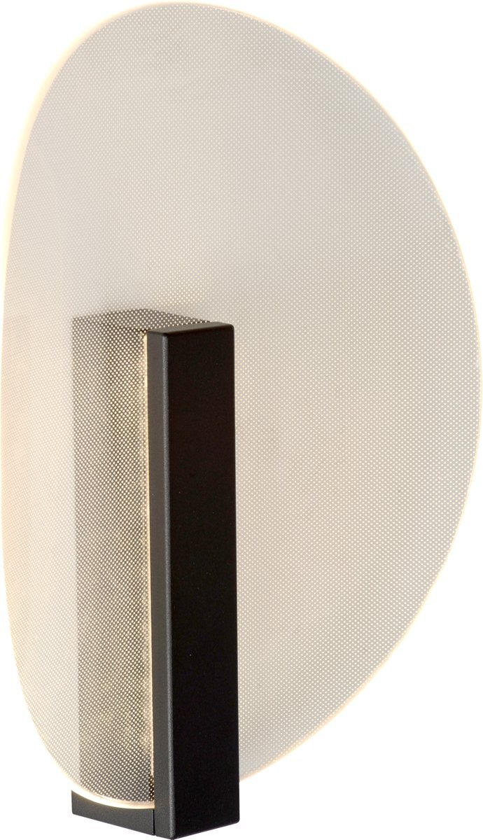 Lucide LAREDO - Wandlamp Buiten - LED - 1x9W 2700K - IP54 - Zwart