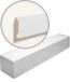 NMC DOMOSTYL MA20-box Raamrichel Gevel profiel modern design wit | 10 m