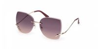 GAFAS Guess GU00269 Dames Zonnebril Paars Goudkleurig Metaal Vierkant