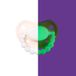 Luu Kids, Pacifier, Positioning, Silicone, Glows in the Dark, American Cream Glow, from 6 Months, 1 Piece