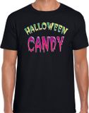 Bellatio Decorations Halloween Candy T-shirt Zwart Heren L