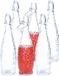 Alessandro Beugelfles/weckfles - 6x - glas - transparant - luchtdicht - 1 liter