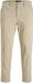 JACK & JONES Pantalon chino Coupe fuselée Coton Élasthanne Hommes W29 X L30 Crockery