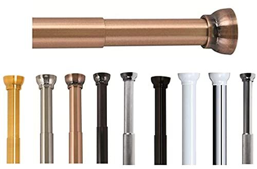 Spirella Kreta Telescopische Douchegordijnstang - Koper - 125-220 cm