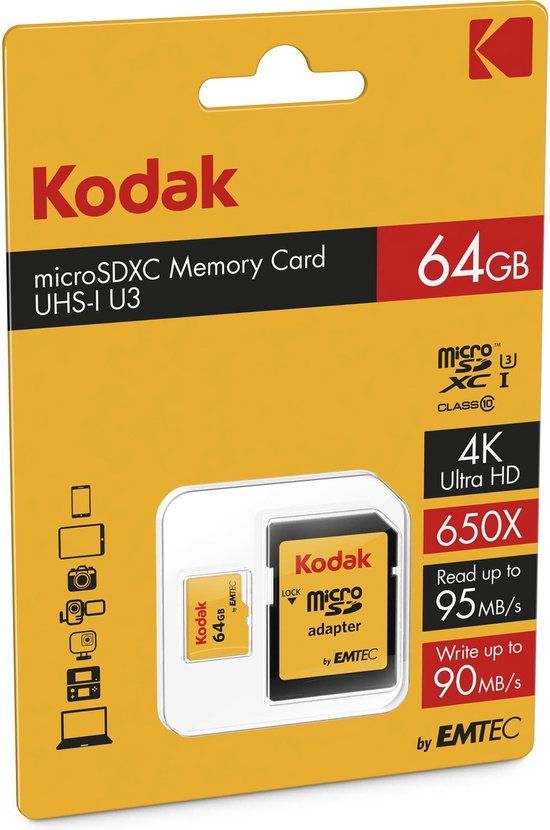 Kodak Emtec MicroSDXC 64GB