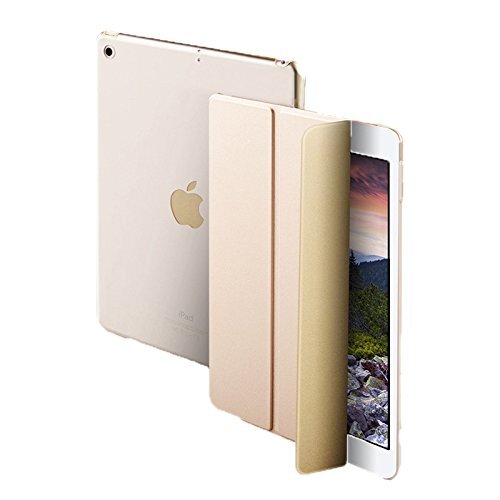 Lucky Shop1234 Nieuwe iPad 2017 iPad 9.7 inch Case Slim Lichtgewicht Smart Case met Auto Sleep/Wake Functie Stand Folio Cover voor Apple Nieuwe iPad 9.7-inch Goud