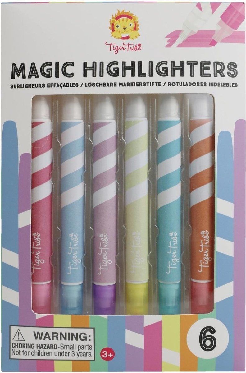 Tiger Tribe Magic Highlighters (12 pcs) - Multi