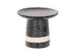 HBX natural living Kandelaar voor stompkaars dia12x10,5cm zwart