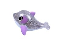 SIMBA ABC 104010088 ABC glinsterende dolfijn met magische regenbooglichtfunctie, badspeelgoed, 14 cm, vanaf 12 maanden