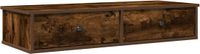 vidaXL Wandschap met lades 100x37,5x19 cm bewerkt hout gerookt eiken