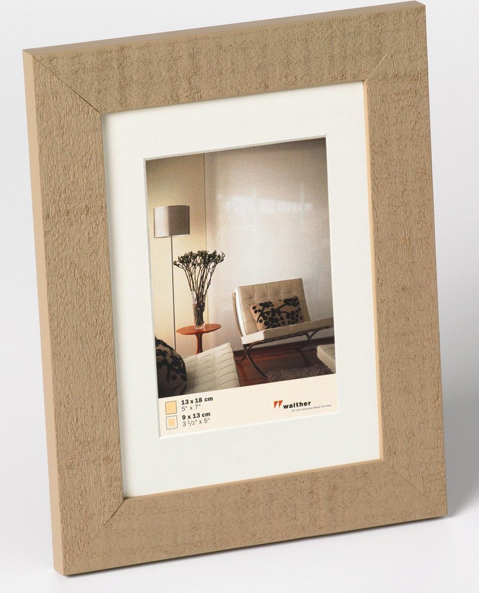 Walther Home Fotolijst - Fotomaat 50x70 cm - Beige Bruin