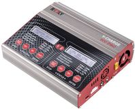 Reely V-Charge 200 Duo Multifunctionele modelbouwlader 12 V, 230 V 10 A NiMH, Li-poly, Li-ion, LiHV, Lood-calcium, Loodzuur