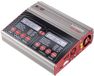 Reely V-Charge 200 Duo Multifunctionele modelbouwlader 12 V, 230 V 10 A NiMH, Li-poly, Li-ion, LiHV, Lood-calcium, Loodzuur