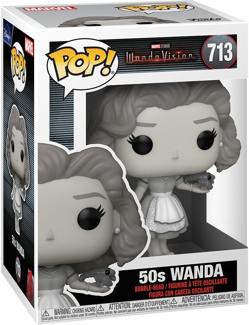 Funko Marvel WandaVision Pop Vinyl: 50s Wanda - 0889698520423