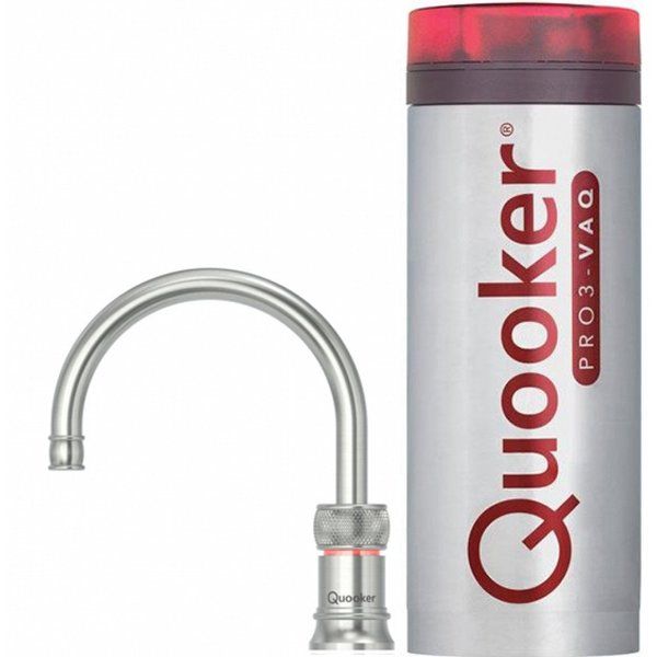 Quooker PRO3 Classic Nordic Round Kokendwaterkraan RVS