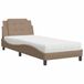vidaXL Bed Zadar Kunstleer Cappuccino 90x200 cm
