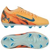 Nike Air Zoom Mercurial Vapor 16 Pro FG Mbappé Personal Edition - Melon/Neo Turquoise/Vert Enfant - Herbe naturelle (FG), pointure 35½
