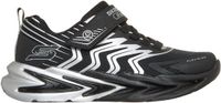 Skechers FLEX-GLOW ULTRA - PRISM-PACER Jongens Veterschoenen - Zwart / Zilver