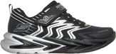 Skechers FLEX-GLOW ULTRA - PRISM-PACER Jongens Veterschoenen - Zwart / Zilver