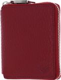 Voi Hirsch Pia Portemonnee RFID Leer 10 cm - Dames - Staand formaat - granat