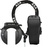 AXA Atlas + ULC 130/5,5 Plug-in Ketting + Tas – Fietsslot Bundel – ART 2 Frameslot – Plug-in Compatibel – 130 cm Insteekketting – Zwart