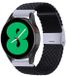 By Qubix - Braided nylon bandje - Zwart - Geschikt voor Huawei Watch 5 - 42mm