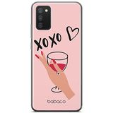 ERT GROUP mobiel telefoonhoesje voor Samsung A02S origineel en officieel erkend Babaco patroon XOXO 001 optimaal aangepast aan de vorm van de mobiele telefoon, hoesje is gemaakt van TPU