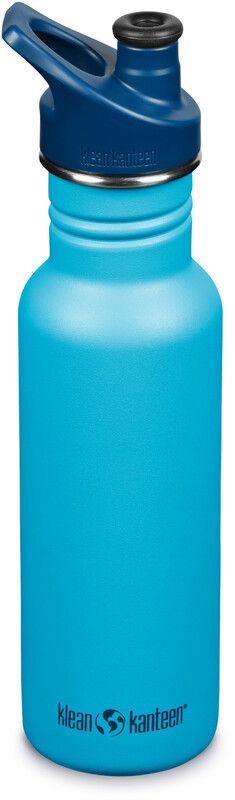 Klean Kanteen Classic Narrow Water Bottle - 532ml - Blue - Sport Cap