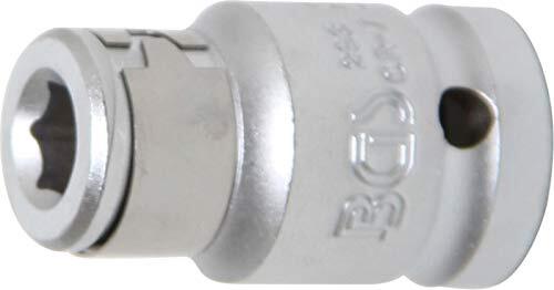 Bgs 293 | Bit-adapter met borgbal | 12,5 mm (1/2") - aandrijving binnenzeskant 8 mm (5/16")