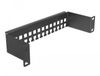 DeLOCK 66678 10 inch kabelbeheerpaneel - Zwart