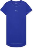 Schiesser Dames Nachthemd Korte Mouw Blauw Maat 42