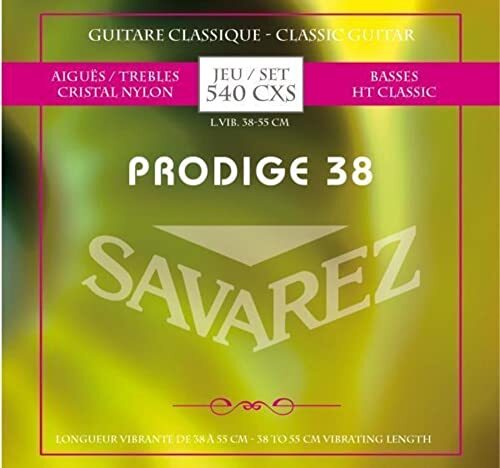 Savarez Klassieke gitaarsnaren Prodige 38 1/8-3/4 maat 1/8-1/2 nylon 540CXS