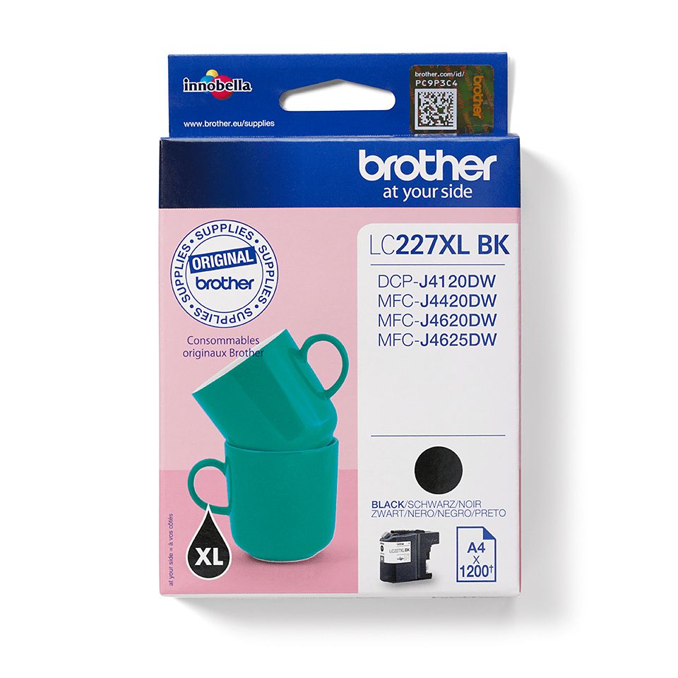 Brother LC-227XLBK Zwarte inktcartridge - Hoge capaciteit