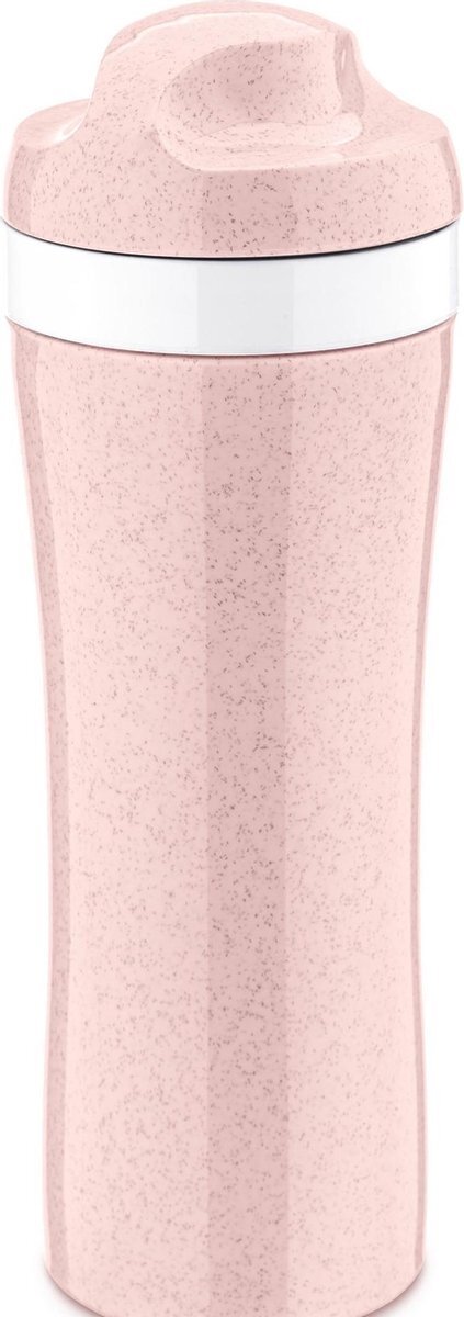 koziol drinkfles Oase Bio 425 ml 21,7 x 7,4 cm roze