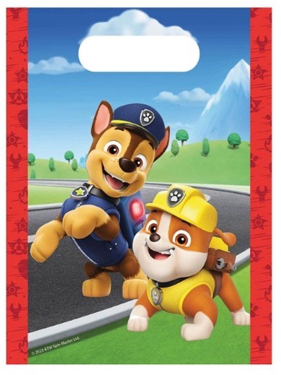 Top1Toys Paw Patrol - Giftbag - Rood - Tas - Kinderen (24 stuks)