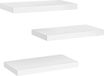 STOREMIC Wandplank, wit, 38 cm, set van 3